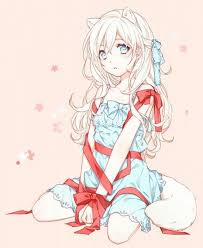 A brief list in only alphabetical order, if you want to add something then add it in the comments below. Anime Art White Long Hair Soft Blue Eyes Red Ribbon Blue Dress Big Fluffy Tail Nekomimi Anime Dá»… ThÆ°Æ¡ng Nhan Ma