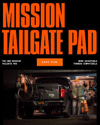 ridefox com home 24 mission tailgate pad m