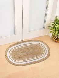 braided oval shape jute rugs for home