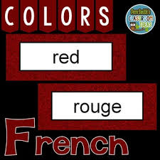 French Color Words Pocket Chart Cards And Worksheets Français Garnet