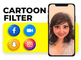 cartoon filter on insram snapchat