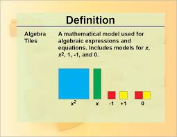 definition algebra tiles media4math