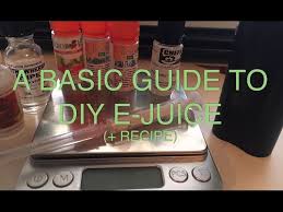 diy make your own e juice recipe