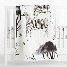 Mii Organic Zebra Baby Crib Quilt