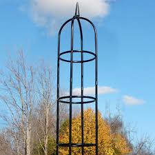 gardman clic garden obelisk black