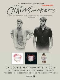 2016 the chainsmokers closer don t