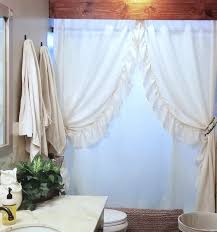 double swag shower curtain foter
