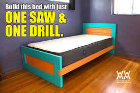 Build A Bed With Limited Tools And