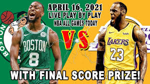 Game 5 score, odds, time, tv channel, how to watch nba playoffs online (6/16/21). Lakers Celtics Nba Live Score Board Today 4 16 21 Nba All Games Today Inspired Sports Win Big Sports