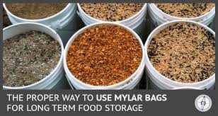 There are a few options for you for long term storage of rice. Survival Dispatch Proper Use Of Mylar Bags For Food Storage