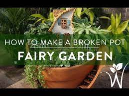 How To Make A Broken Pot Fairy Garden