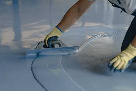 concrete floor leveling sloping in