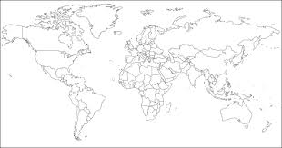 34 Abundant World Map Outline Printable A4