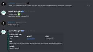 A bot may provide you with alerts, weather forecasts, translations, formatting or other services. Support Manager A Discord Bot That Manages Support Tickets