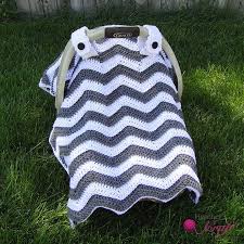 Crochet Pattern Chevron Car Seat Canopy