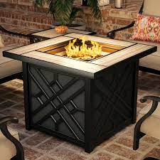 steel propane gas fire pit