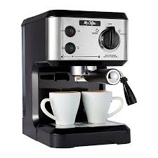 Coffee 12 cup coffee maker with easy on/off led switch, white. Mr Coffee 19 Bar Pump Espresso Machine Bed Bath Beyond
