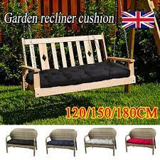 garden bench cushion coastal stripe