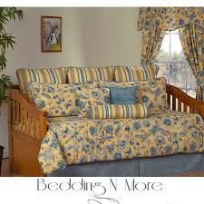 yellow daybed bedding