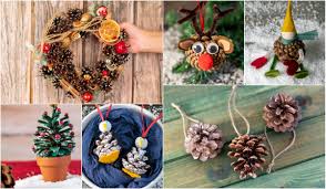 pine cone christmas crafts decorations