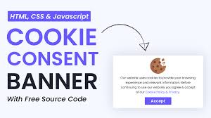 cookie consent banner html css