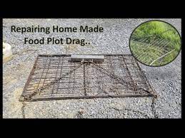 fixing home made diy food plot drag 08