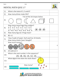 These printable 1st grade math worksheets help students master basic math skills. Mental Math Worksheets Grade 1 Page 1 Line 17qq Com