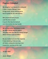 popcorn volleyball poem by joann mcgrath