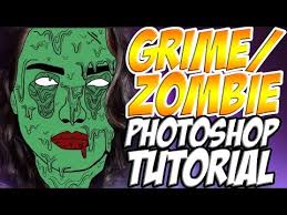 how to zombie grime edit using gimp 3
