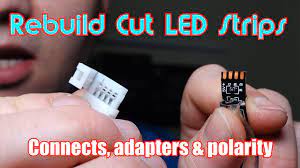 cut connect led strip lights staring
