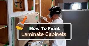 how to paint laminate cabinets in 10 steps