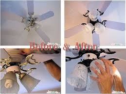 home diy ceiling fan makeover and