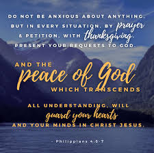 Prayer can eradicate anxiety and bring peace of mind - Philippians 4:6-7 —  Faith Chapel