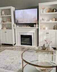 32 Fireplace With Built Ins On Both