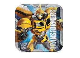 transformers lunch plates