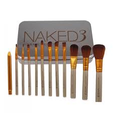 12 pcs nk3 iron box makeup brush set