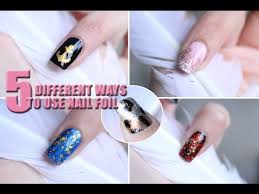 5 diffe ways to use nail foil you
