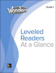 Wonders Balanced Literacy Leveled Reader Chart Grade 1