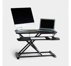 Our top selling airrise™ pro adjustable standing desk converter lets you turn any desk into a standing desk. Black Sit Stand Desk Workstation Vonhaus