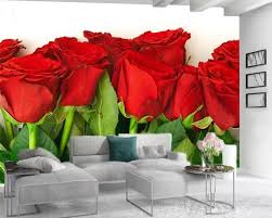 red roses flower 3d wallpaper 3d wall