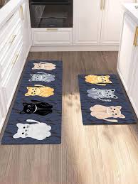 1pc polyester rug cute cartoon cat