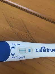 Certain medications containing the hcg hormone, like some fertility treatments. Very Faint Positive Line On Clear Blue Test