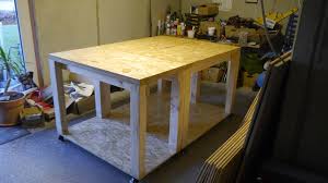 workbenches for the basement work