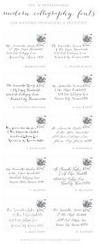 modern calligraphy fonts for weddings