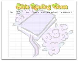 Ministry To Children Printable Bible Reading Chart For
