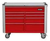 9-Drawer Cabinet, Red, 47-in MAXIMUM