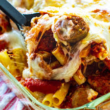 baked ziti with italian sausage y