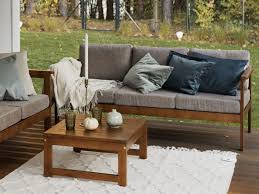 3 Seater Garden Sofa Outdoor Wooden