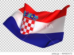 Download your free croatian flag here. Croatia Flag Ratio 1 2 Stock Illustration 49483473 Pixta