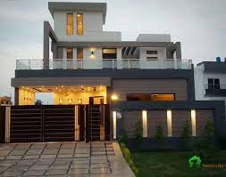 House Outside Boundary Wall Design gambar png